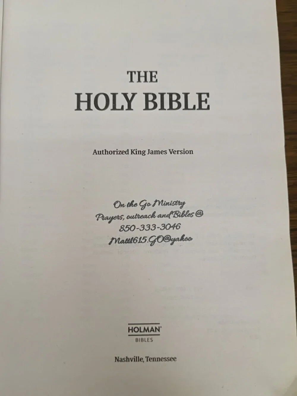 Holman Bibles designed accessibility